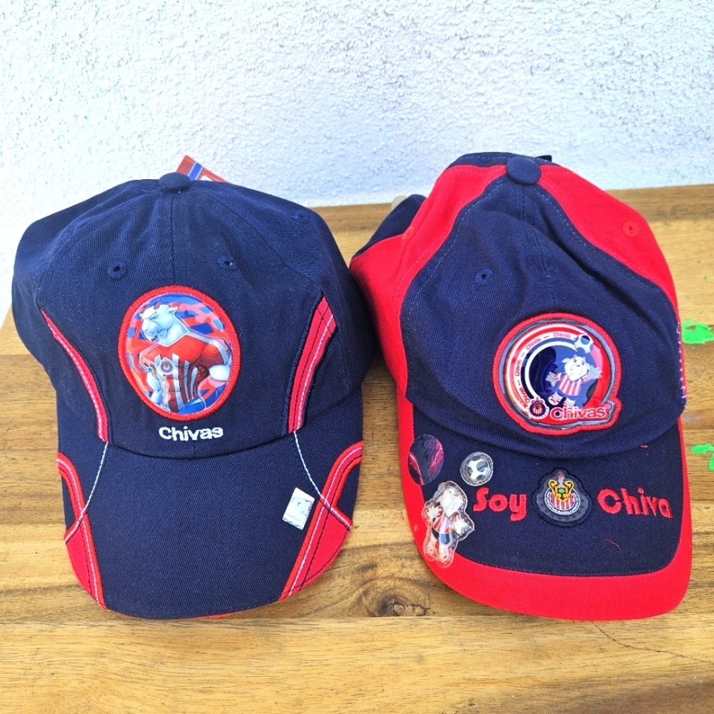 Bundle Chivas Caps Unisex For Children One Size - Picture 2 of 16